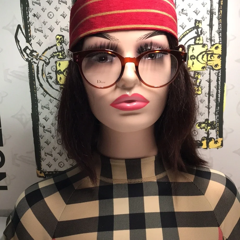 New Authentic Dior CD3 086 51 Ladies Aviator/Pilot Eyeglass Frames – Tortoise